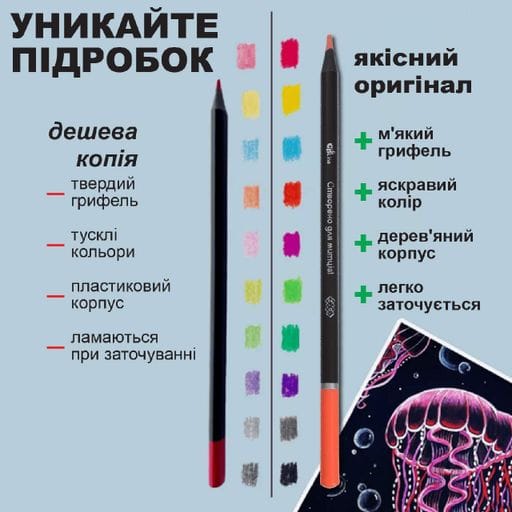 Карандаши цветные ZiBi Art Line круглые 24 цвета (ZB.2434) (2024283)