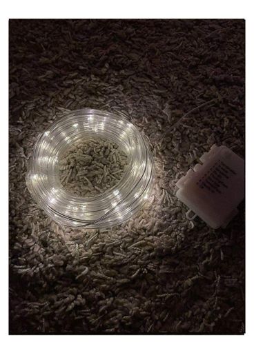 Светодиодная гирлянда 50 LED 5 м с пультом и 8 режимами свечения холодный белый Pepco (2024704)