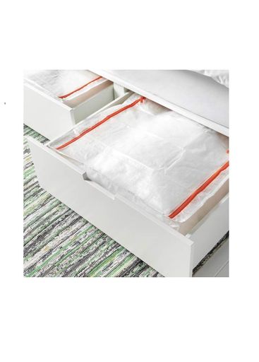 Органайзер для белья IKEA 55×49×19 см складной белый/оранжевый (2024705)