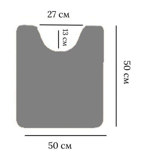 Килимки для ванної та туалету 40х60, 50х50 см v11 (2024921)