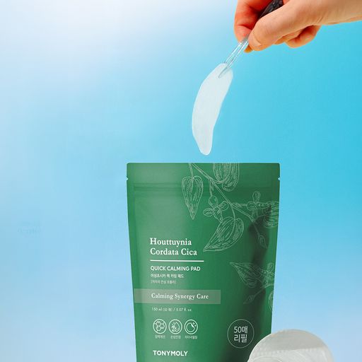 Тонер-пади для обличчя Tony Moly Houttuynia Cordata Cica Quick Calming Pad Refill, 50 шт