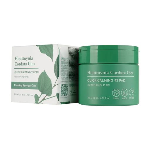 Тонер-пади для обличчя Tony Moly Houttuynia Cordata Cica Quick Calming 93 Pad, 70 шт