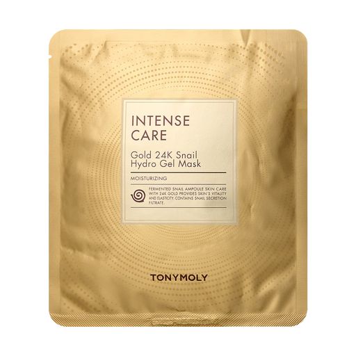 Гидрогелевая маска для лица Tony Moly Intense Care Gold 24K Snail Mask, 10*20 г