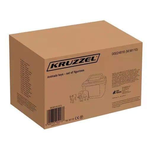 Большой игровой набор фигурок животных Kruzzel СР24816, 48 животных в кейсе (2024965)