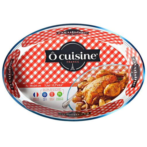 Форма для запекания стеклянная овальная O Cuisine 35х24х6см 3л (346BC00/1646) (2025012)