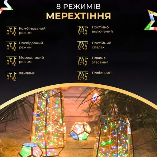 Гирлянда роса на пульте 100 метров на 1000 led светодиодов капля на зеленой проводе мультиколор 1000L100MGML (2026155)