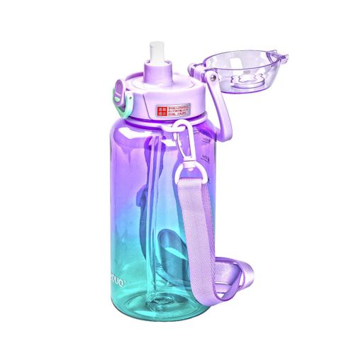 Бутылка для воды 1 л бутылочка с мундштуком сиреневая HP-14-31V (2026245)