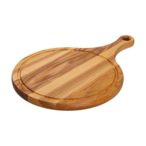 Разделочная деревянная доска с круглой основой 30*45 см десен C19W300450 (2026317)