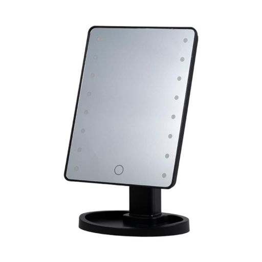 Зеркало косметическое 21х16 см 16 LED Черное HP-10-3AB (2026467)