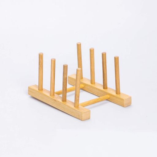 Підставка для тарілок і кришок дерев'яна на кухню 16×12.5×10 (см) HB-40-11 (2026823)