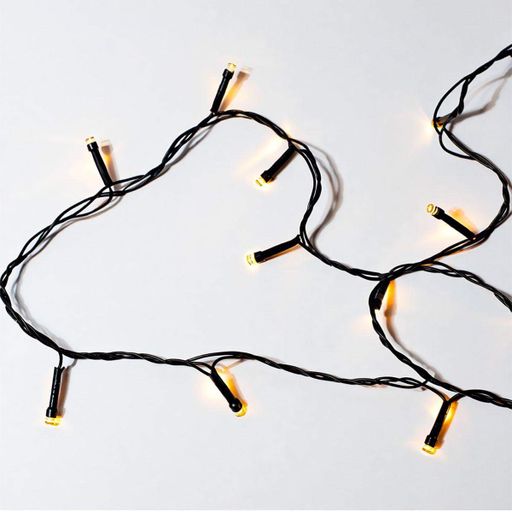 Новогодняя гирлянда комнатная нить 22 м 220 LED черный провод Желтый W220LED22MBY (2026908)