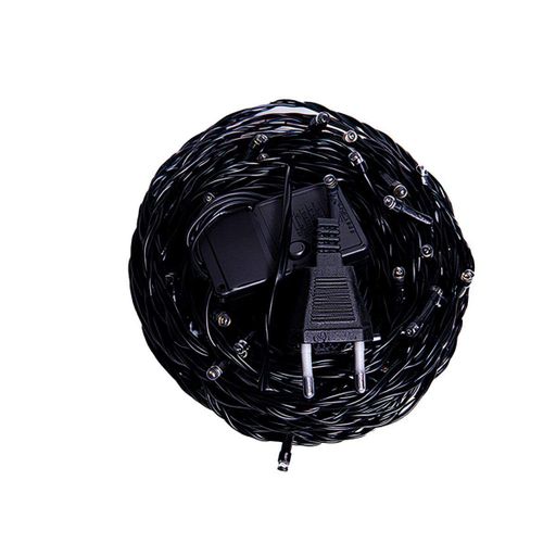 Новогодняя гирлянда комнатная нить 22 м 220 LED черный провод Желтый W220LED22MBY (2026908)