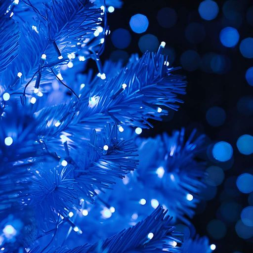 Гірлянда Різдвяна фея вулична 100 м 1000 LED білий провід Синій CF1000L100MWBL (2026927)