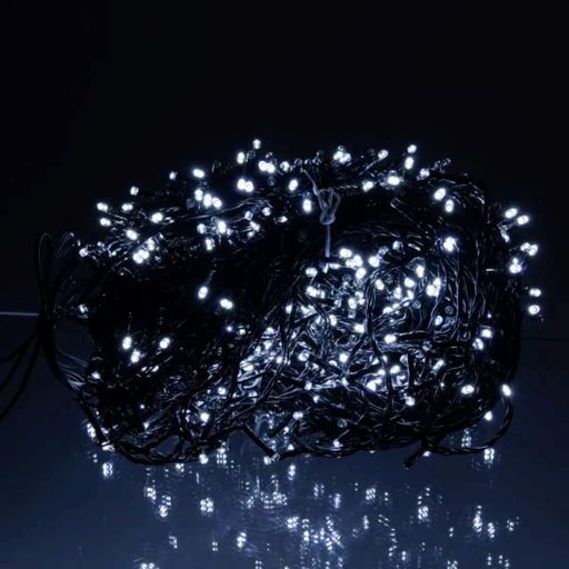 Гирлянда Рождественская фея уличная 100 (м) 1000 LED черный провод Белый CF1000L100MBW (2026974)