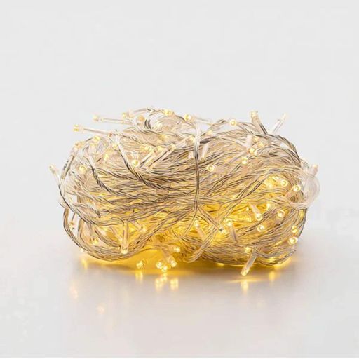 Новогодняя гирлянда комнатная нить 22 м 220 LED белый провод Желтый W220LED22MWY (2027153)