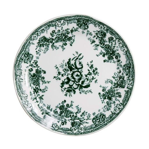 Столовый набор посуды 32 предмета на 6 человек Vintage Elegant фарфоровый Зеленый YY78-7A (2027251)
