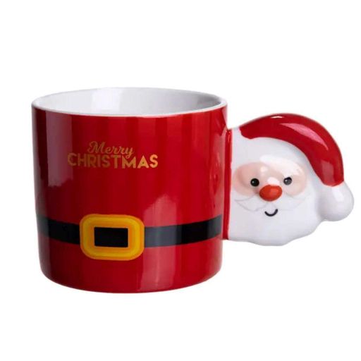 Чашка фарфоровая новогодняя Merry Christmas 400 мл Красная Yiwu FM-CS-51R (2027340)