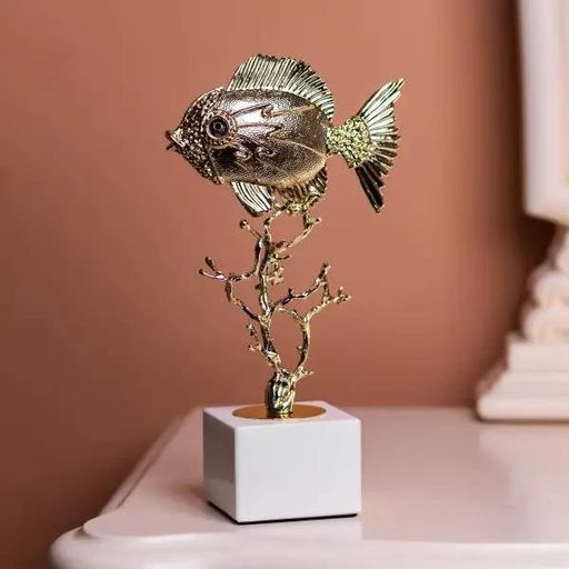 Декоративная фигурка Gold Fish 16x8x30 см металлическая HP-7-18 (2027827)