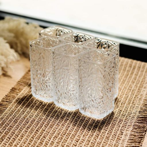 Набор стаканов для напитков Matrix Glass 6 штук по 245 мл HP-17-46 (2027952)
