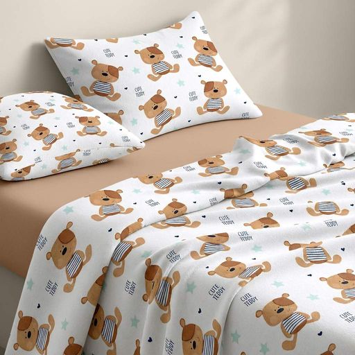 Дитяча постільна білизна фланель в ліжечко TEDDY BEAR CS2 COSAS (2200000003751) (2028121)