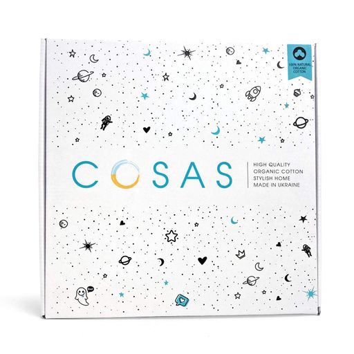 Муслінове покривало 240х260 COCOA BROWN COSAS (2200000006066) (2028450)