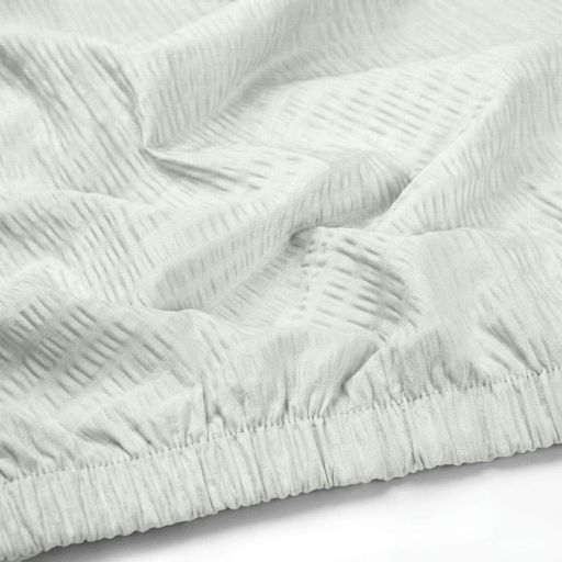 Простирадло на резинці з текстурованої бавовни 160х200 SNOW COSAS (2200000030610) (2029284)