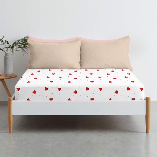Простирадло на резинці 140х200х30 CHERRY HEARTS COSAS (2200000035127) (2029533)