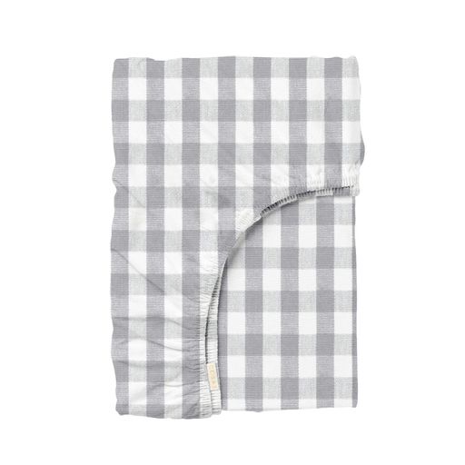 Простирадло на резинці 200x200x30 GRAY CHECK COSAS (2200000035592) (2029599)