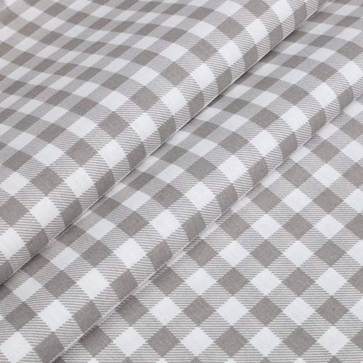Простирадло на резинці 200х220х30 TAUPE CHECK COSAS (2200000036919) (2029664)