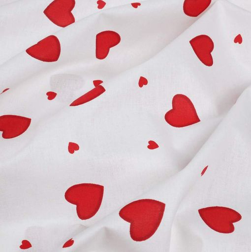 Простирадло на резинці 200х220х25 RUBY HEARTS COSAS (2200000036438) (2029675)