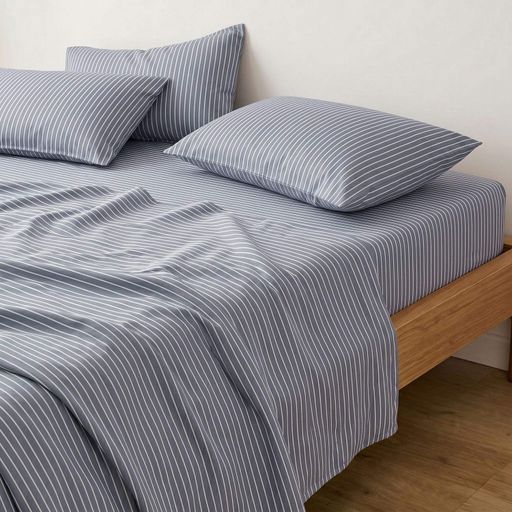 Підковдра полуторна з вареної бавовни 160х220 DENIM STRIPE COSAS (2200000049124) (2030343)