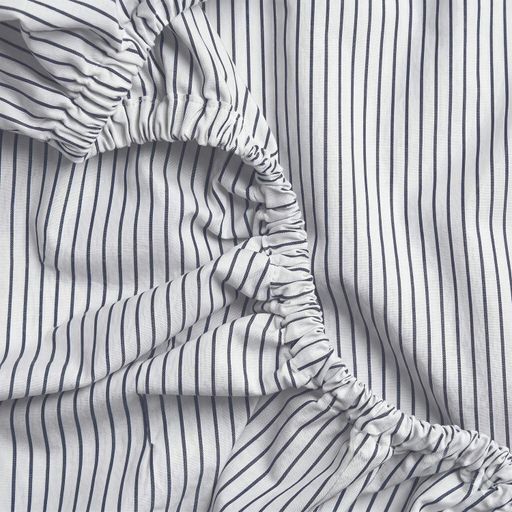 Простирадло на резинці в ліжечко з вареної бавовни 60х120 NORDIC STRIPE COSAS (2200000049391) (2030358)
