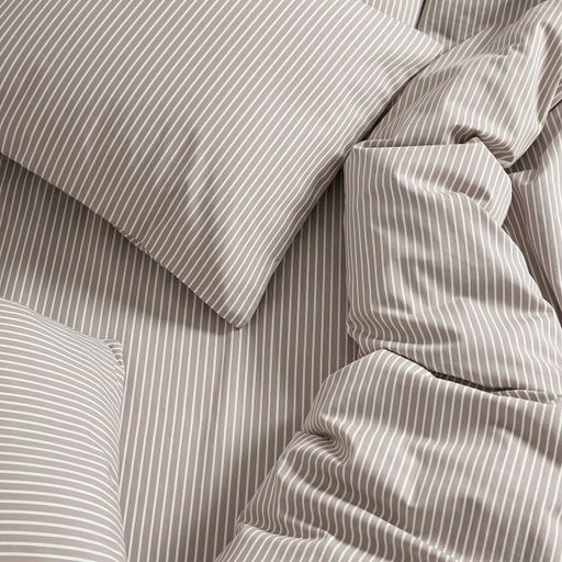 Простирадло на резинці з вареної бавовни 180х200 CASHMERE STRIPE COSAS (2200000049629) (2030384)
