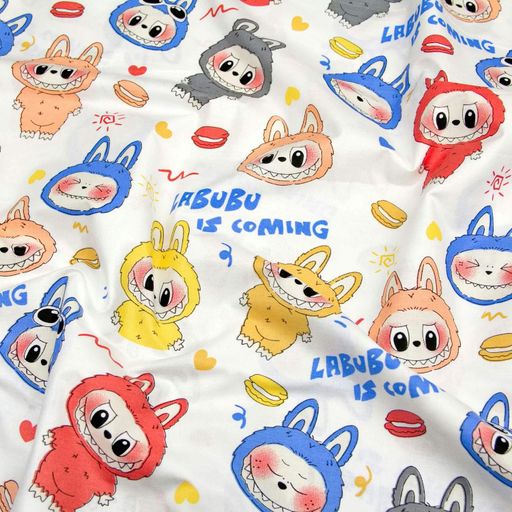 Підліткова постільна білизна з простирадлом на резинці LABUBU FUN CS4 COSAS (4822052467770) (2030573)