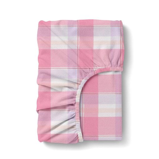 Простирадло на резинці фланель 160х200х30 AMETHYST TARTAN COSAS (4822052499672) (2030657)