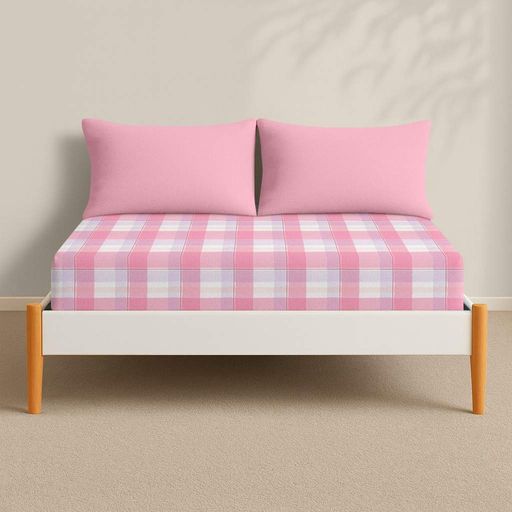 Простирадло на резинці фланель 160х200х30 AMETHYST TARTAN COSAS (4822052499672) (2030657)