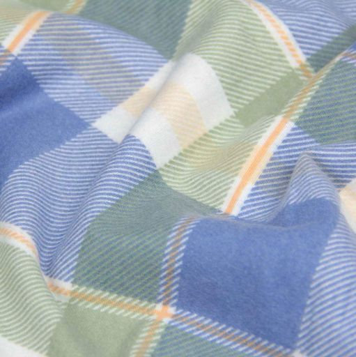 Дитяча постільна білизна фланель в ліжечко OCEAN TARTAN COSAS (4822052500392) (2030694)