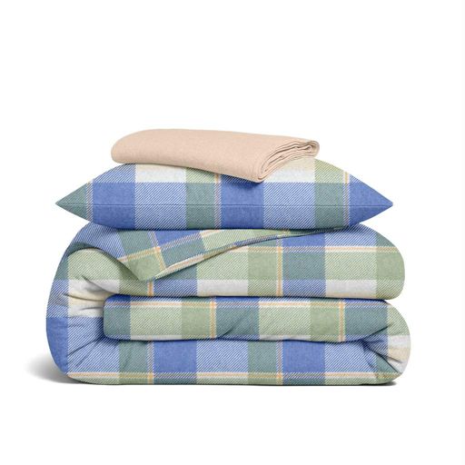 Дитяча постільна білизна фланель в ліжечко OCEAN TARTAN COSAS (4822052500392) (2030694)