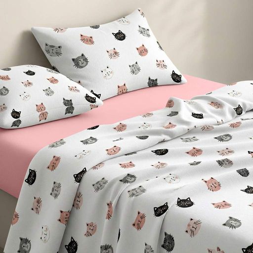 Дитяча постільна білизна фланель в ліжечко PLAYFUL CATS CS3 COSAS (4822052500484) (2030701)