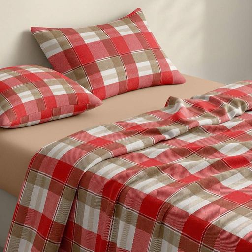 Дитяча постільна білизна фланель в ліжечко BERRY TARTAN CS1 COSAS (4822052500552) (2030705)