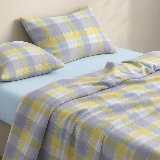 Підліткова постільна білизна фланель з простирадлом на резинці SUNRISE TARTAN CS1 COSAS (4822052500767) (2030719)