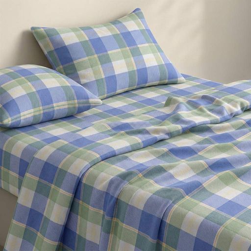 Простирадло на резинці фланель 80х160 OCEAN TARTAN COSAS (4822052499276) (2031405)