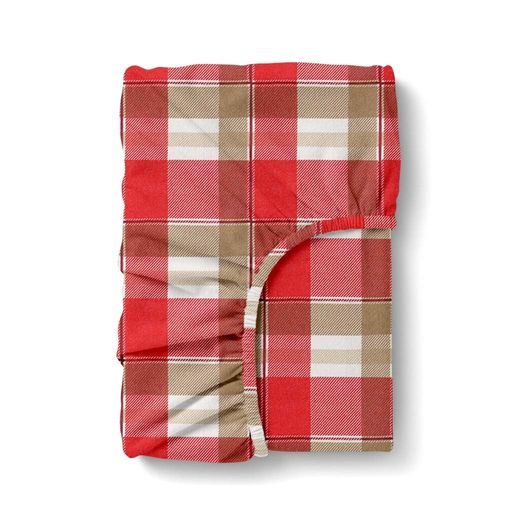 Набір простирадло на резинці в дитяче ліжечко 60х120 фланель BERRY TARTAN COSAS (4822052502891) (2031689)