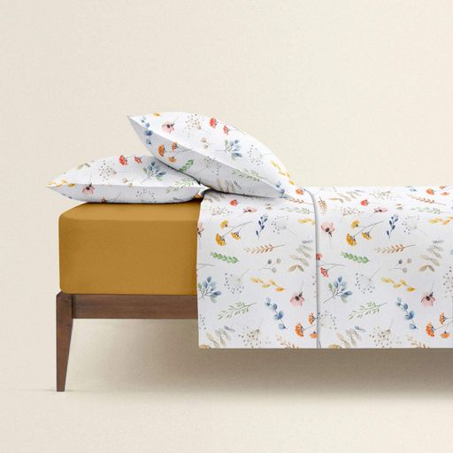 Сімейна постільна білизна з простирадлом на резинці BOTANIC CHARM CS5 COSAS (4822052468579) (2031992)