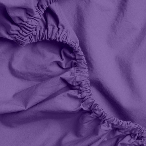 Набір простирадл на резинці з вареної бавовни 100х200 SOFT VIOLET COSAS (2200000043603) (2032380)