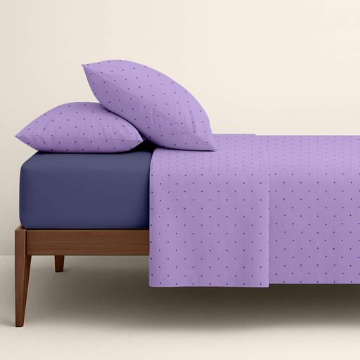Сімейна постільна білизна з простирадлом на резинці LAVENDER CS5 COSAS (2200000026415) (2032503)
