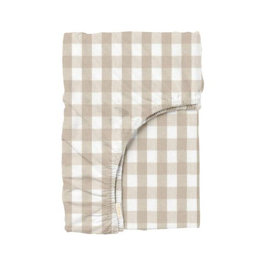 Набір простирадло на резинці 180х200х30 CARAMEL CHECK COSAS (2200000047342) (2032609)