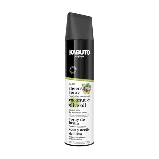 Мужской спрей для укладки волос Kabuto Katana Coconut & Olive Oil Sheen Spray Легкая фиксация, 400 мл