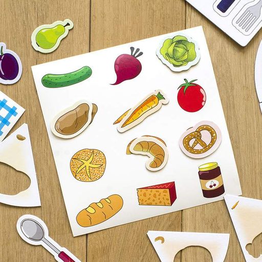 Детские учебные пазлы. Изучаем продукты питания 13152043 20 развивающих игр в наборе (2034209)