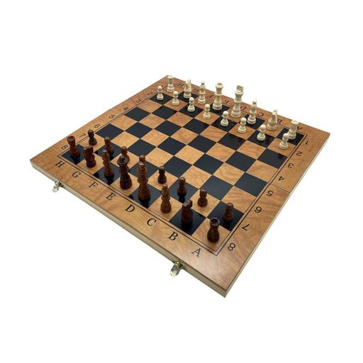 Набір настільних ігор "Шахи 3 в 1" Set3 NE-LG-12 нарди шашки шахова дошка 40х40 см (2034420)